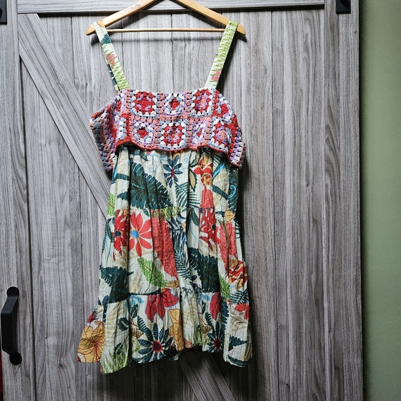 Farm Rio Crochet Mini Dress - Picture 12 of 16